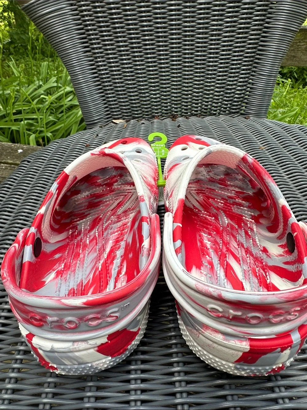 NWT Crocs Classic Marbled Clogs